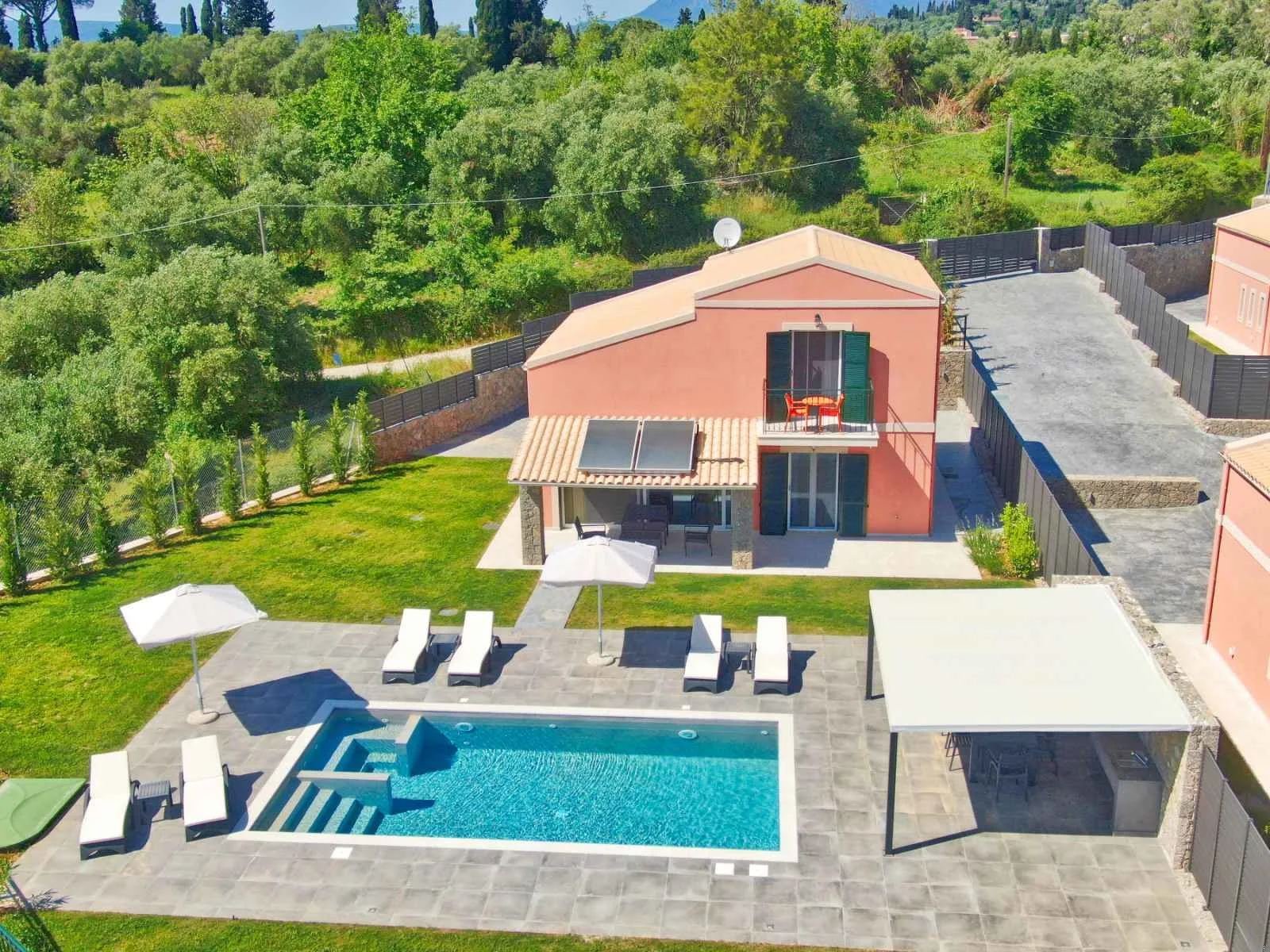 Villa Elpida with private pool in Afra, Corfu