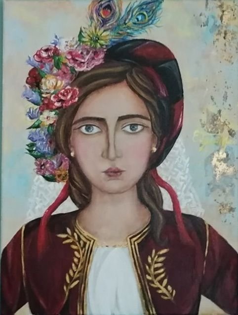 Original painting in Villa Agapi, Corfu (2)