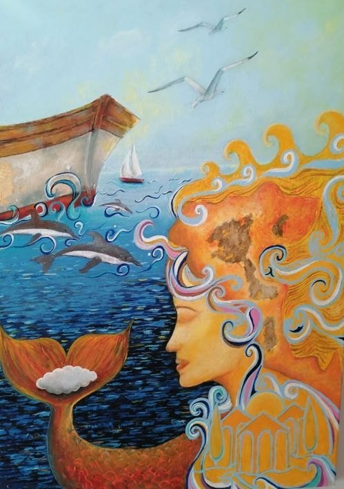 Original painting in Villa Agapi, Corfu (9)