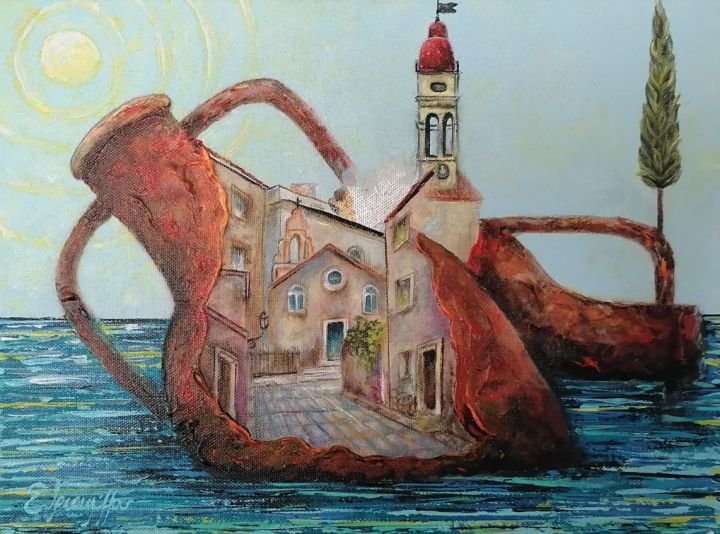 Πρωτότυπος πίνακας σε βίλα Castelia