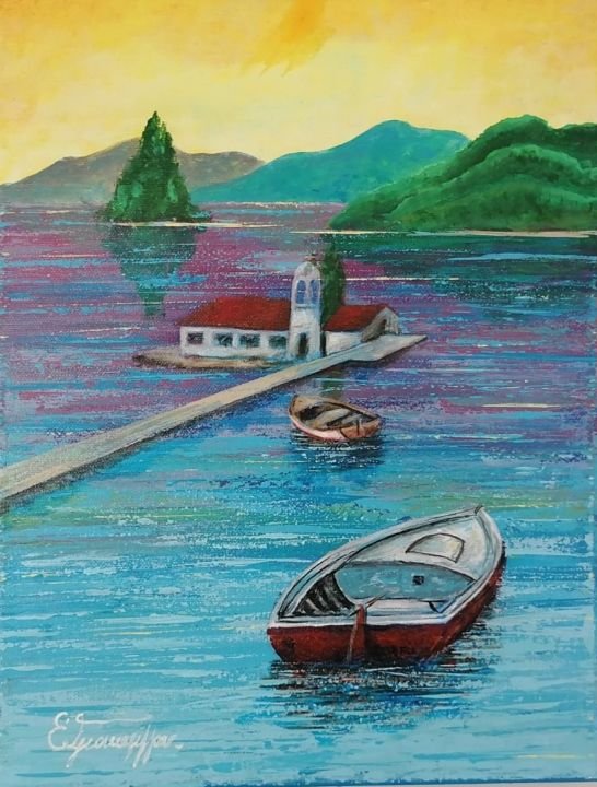 Original painting in Villa Elpida, Corfu (1)