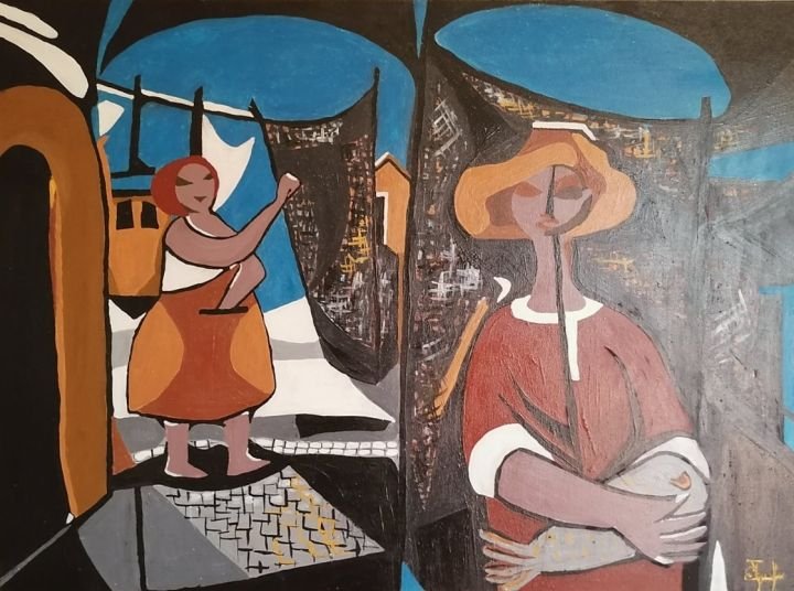 Original painting in Villa Elpida, Corfu (3)