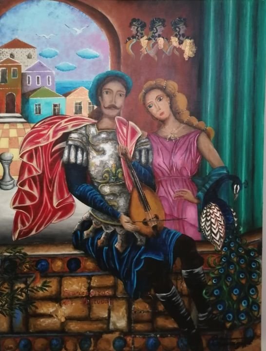 Original painting in Villa Elpida, Corfu (6)